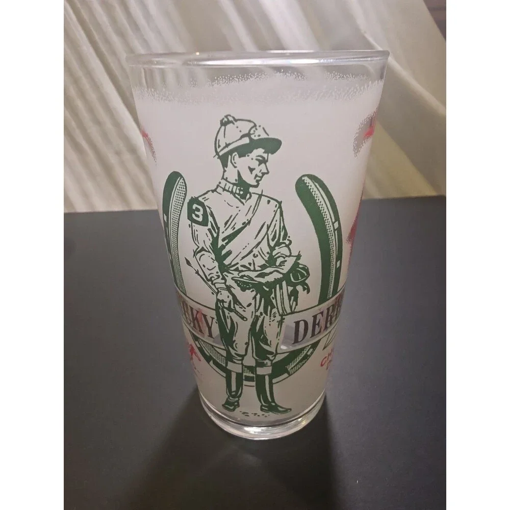 Kentucky Derby 1969 95th Running Mint Julep Glass Churchill Downs Horse Racing